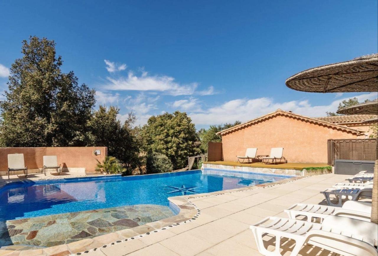 La Rose Des Vents & Spa - Gite La Parenthese Neoules Bagian luar foto